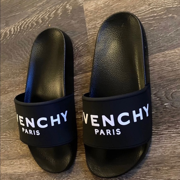 Givenchy logo pool slides - Picture 2 of 4